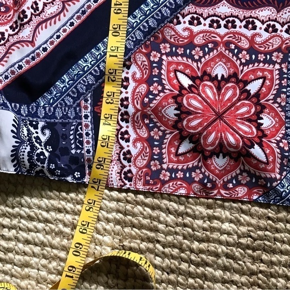 Westport 1962 maxi dress patchwork print women’s large. - Picture 6 of 8